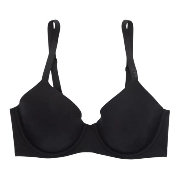 SMOOTHEZ by Aerie Full Coverage Lightly Lined Bra NWT Flexible Wire Black Sz 32B - Picture 12 of 14